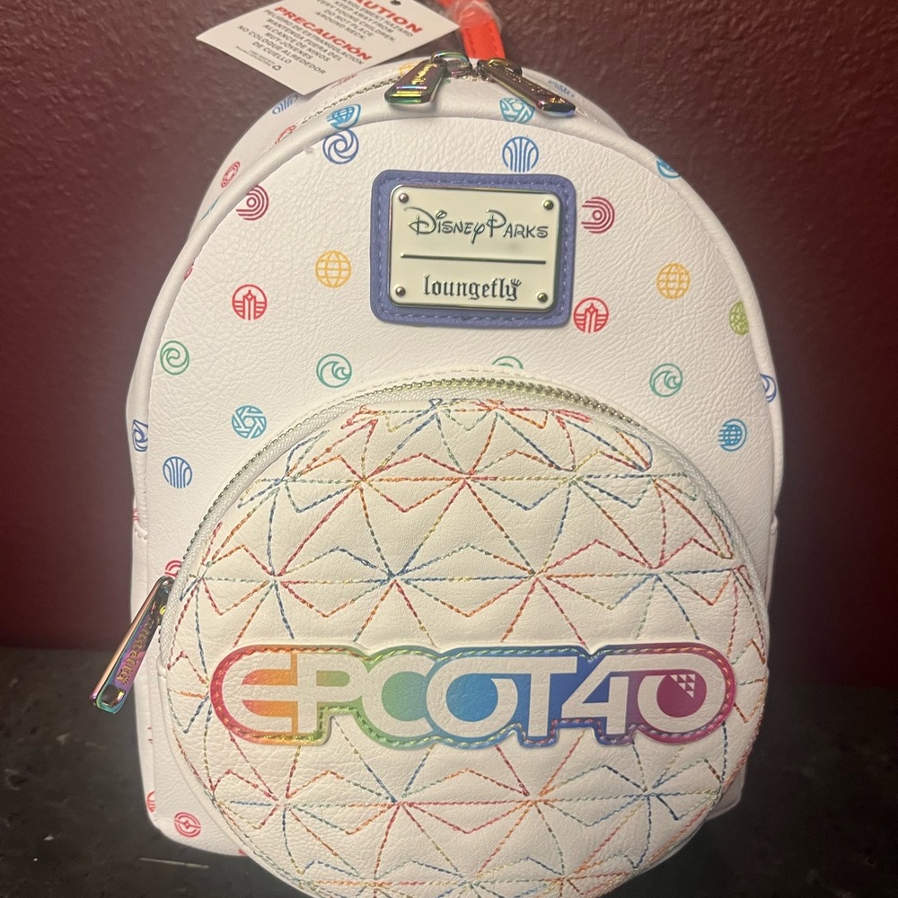 Disney World Epcot 40th Anniversary Loungefly New